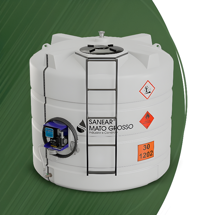 Tanque branco para armazenamento de Arla